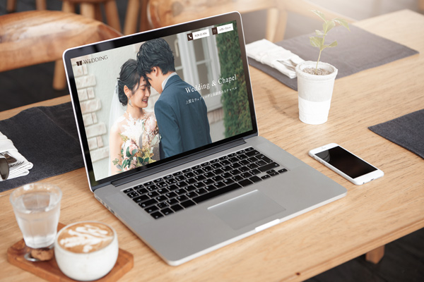 架空結婚式場のLP